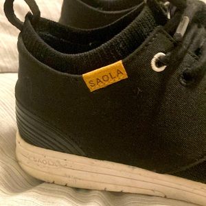 Saola lightweight/eco-friendly black shoes, women’s 7.5 / UK 5